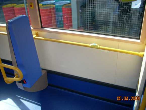 View of the wheelchair docking station - image courtesy of Scania Malaysia