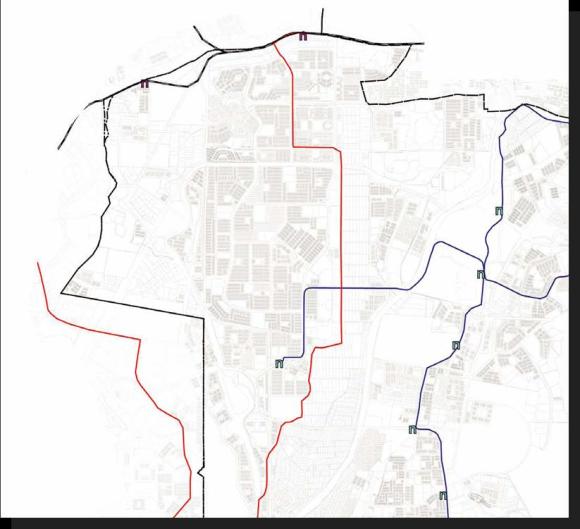 Transit and Rail routes within the Subang Jaya Draft Local Plan